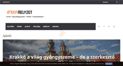 Desktop Screenshot of napihelyzet.hu
